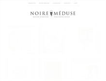 Tablet Screenshot of noire-meduse.com